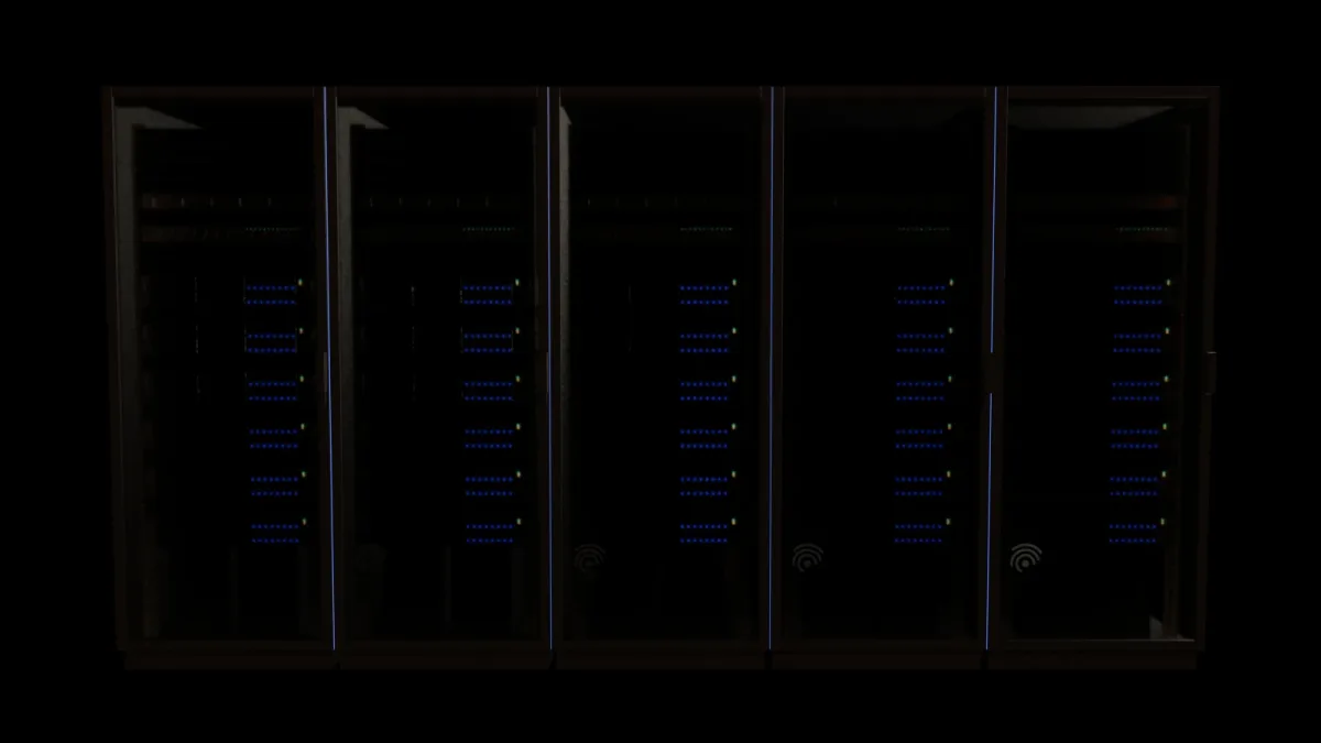 Rack estate, front elevation — render